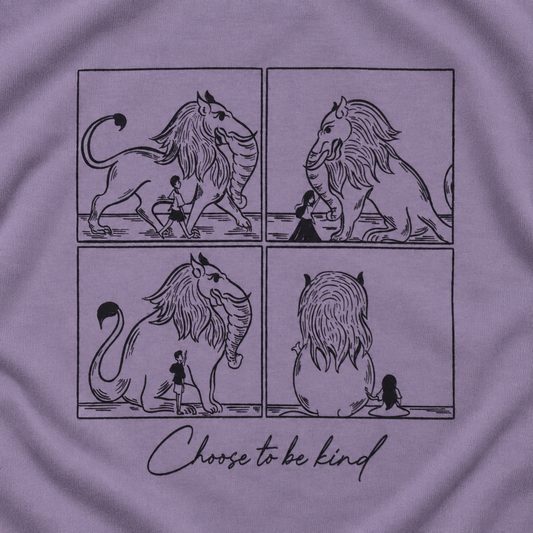 Kindness design story - kids t-shirt inspired by the Yaazhi and Auvaiyar's wisdom