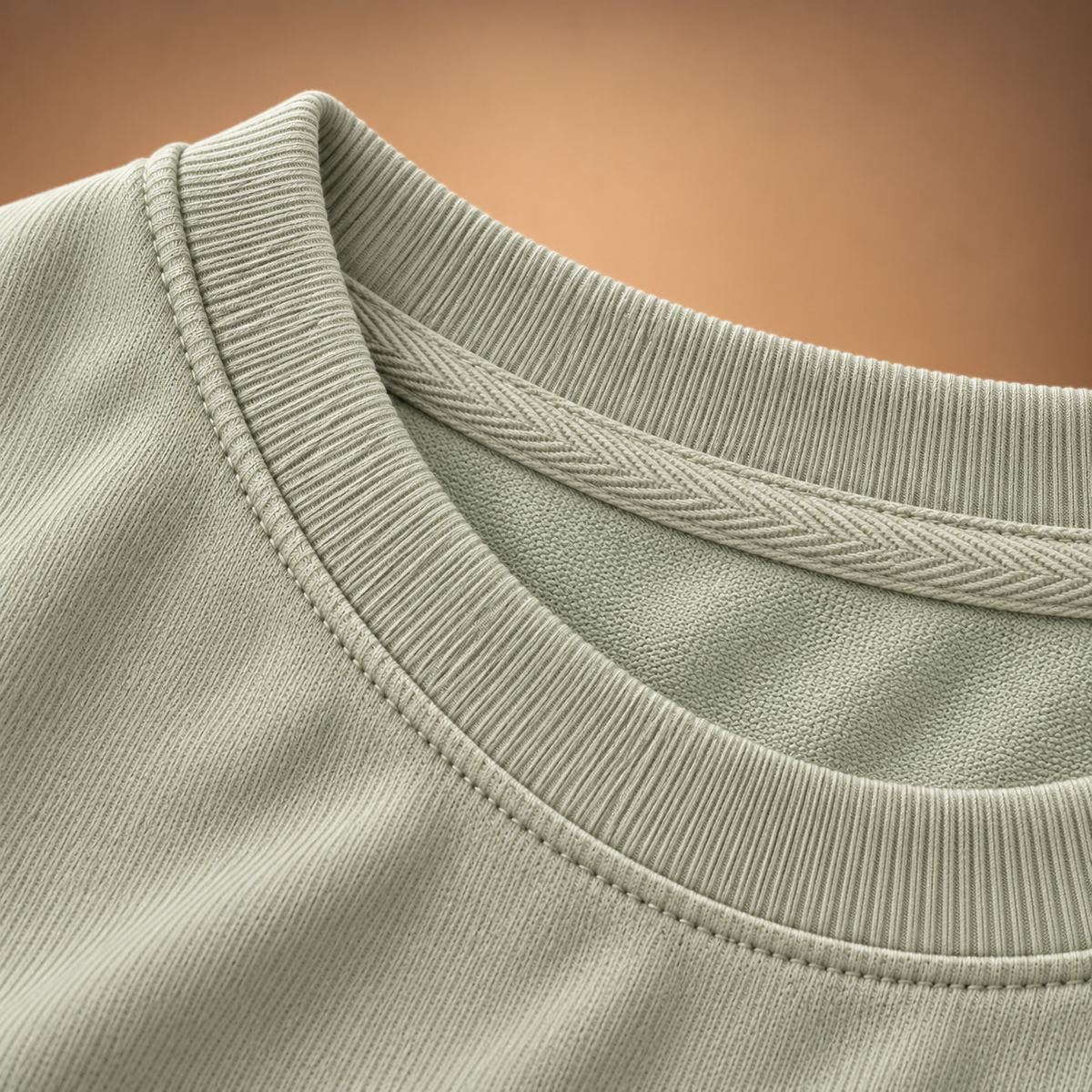 The One kids & teens oversized cotton t-shirt in sage green - product detail