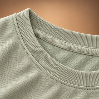 The One kids & teens oversized cotton t-shirt in sage green - product detail